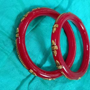 Red Bangles - Not Used - Brand New