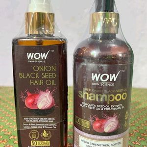 Wow Onion And Black Seed Shampoo & Oil