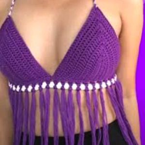 Crocheted Bikini Top Which Has Never Been Used