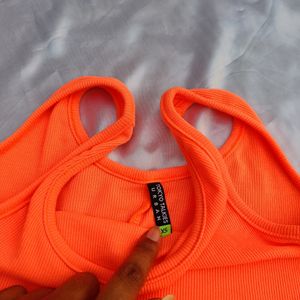 Fluorescent Orange top