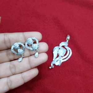 Pendant And Earrings