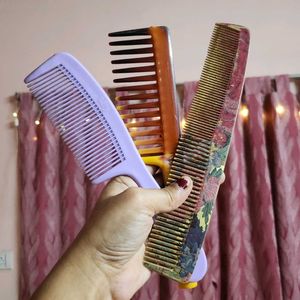 Pack Of 3 (Three) Combs - combo