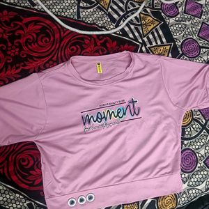 Pink T-shirt For Women