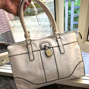 Guess Ostrich leather handbag