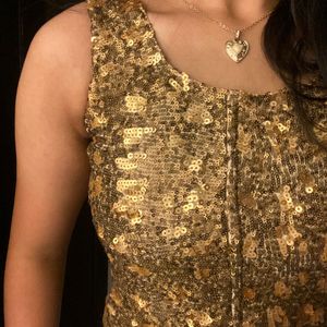 Gold Sequince Blouse