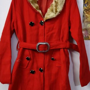 Red Overcoat For Women