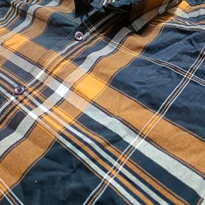 BROWN CHECK SHIRT FOR MEN