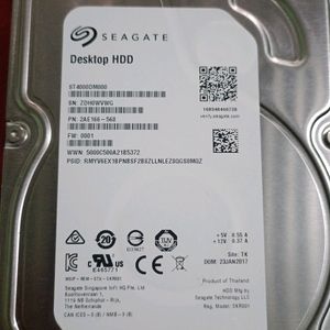 Seagate ST4000DM000 Desktop Hdd 4TB Sata 6GB/s Ncq