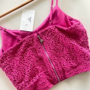 Westside Crochet Detail Top