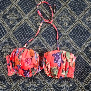 Stylish Beach Bra Orange Colour