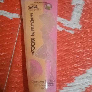 Face And Body Cleaning Scrub Gel