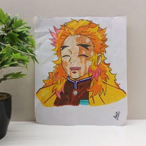 Rengoku Drawing Anime