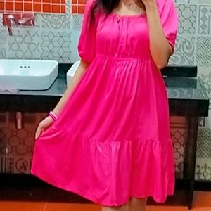 Zudio Pink Dress