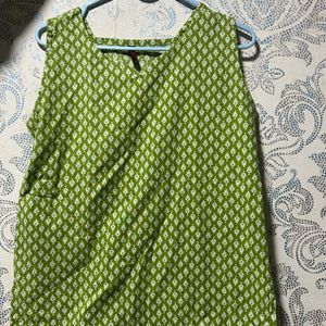 Short Green Kurti