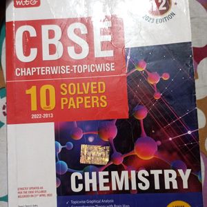 Chemistry Cbse 10 Year Solved Papers For Class 12