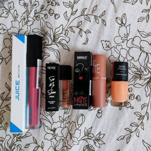 COMBO OF 4 Products ( Nude Shade Lipsticks)