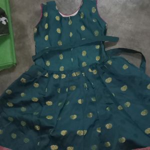 Green Frock For Kids💚