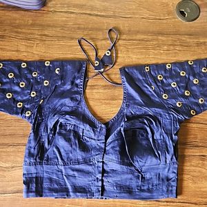 Navy Blue Blouse