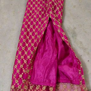 Beautiful Magenta Kurta With Dupatta