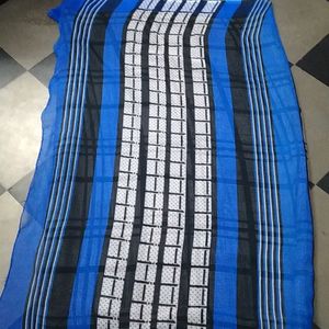 Womens Synthetic Georget Saree