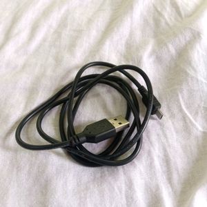 Black Charger Cable