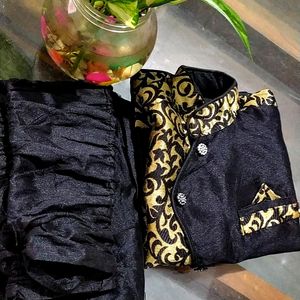 🖤💛Black Kurta Set 🖤💛