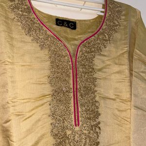 Chanderi Festive Kurta New