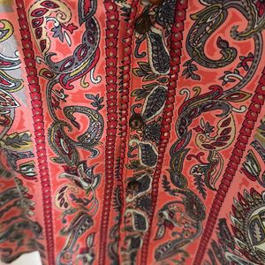 Paisley Printed Silk Shirt