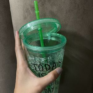 Green Plastic Sipper