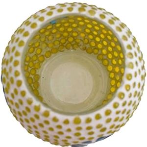 Star Mosaic Design Glass Tealights