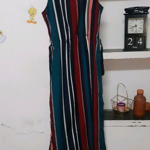 Multicoloured Striped Dress