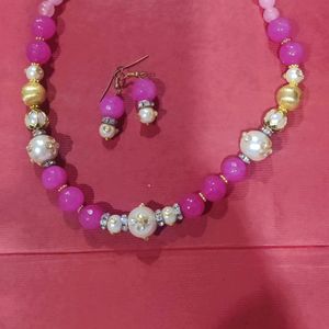 Combo Of Two Necklace With Earrings