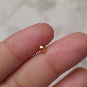 Beautiful New 22crt Gold Dimond Cut Nosepin