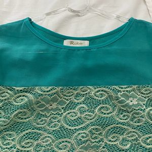 Tunic/top Lace & Chiffon Mixed