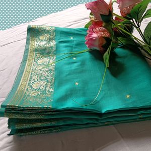 Sea Green Silk Saree