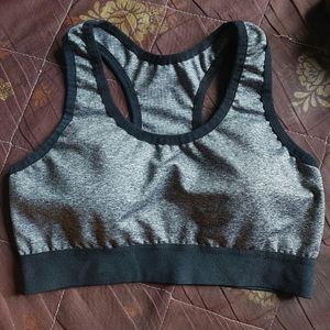 Grey Sport Bra