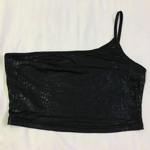 Shein One Shoulder Cropped Cami B-32/34