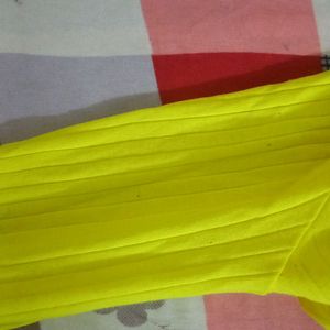 Neon Yellow Shein Crop Top