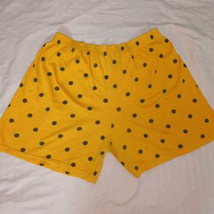 But 1 Get1 Women's Comf Yellow Shorts