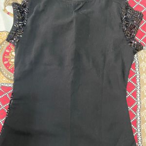 Kazo Black Shine Top