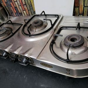 Gas Stove 3 Burners Cooktop