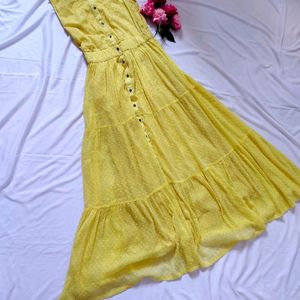 Here&Now Yellow Maxi Dress