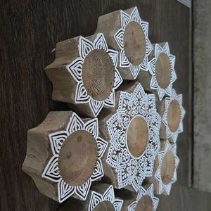 Wooden Candles : NEW STYLE RANGOLI