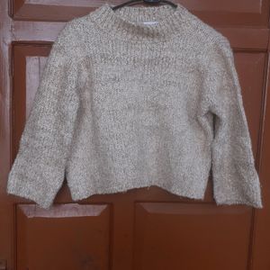 Woolen Crop Sweater