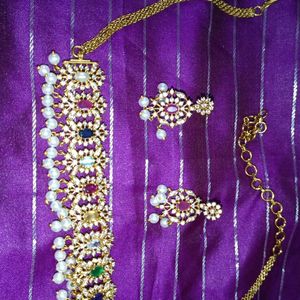 Navratna Stone Cz Chocker