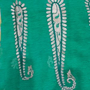 Sea Green Saree