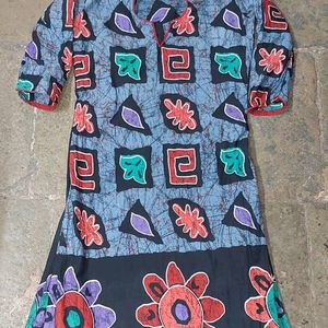 Pure Cotton Batik Print Salvar Suit