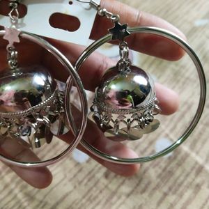 Silver Jhumka