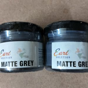 Matte Gray Gel Pigment