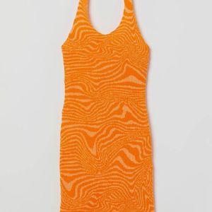 Brand New H&M Crochet Halter Neck Dress